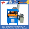 Metal floor deck tile making machine